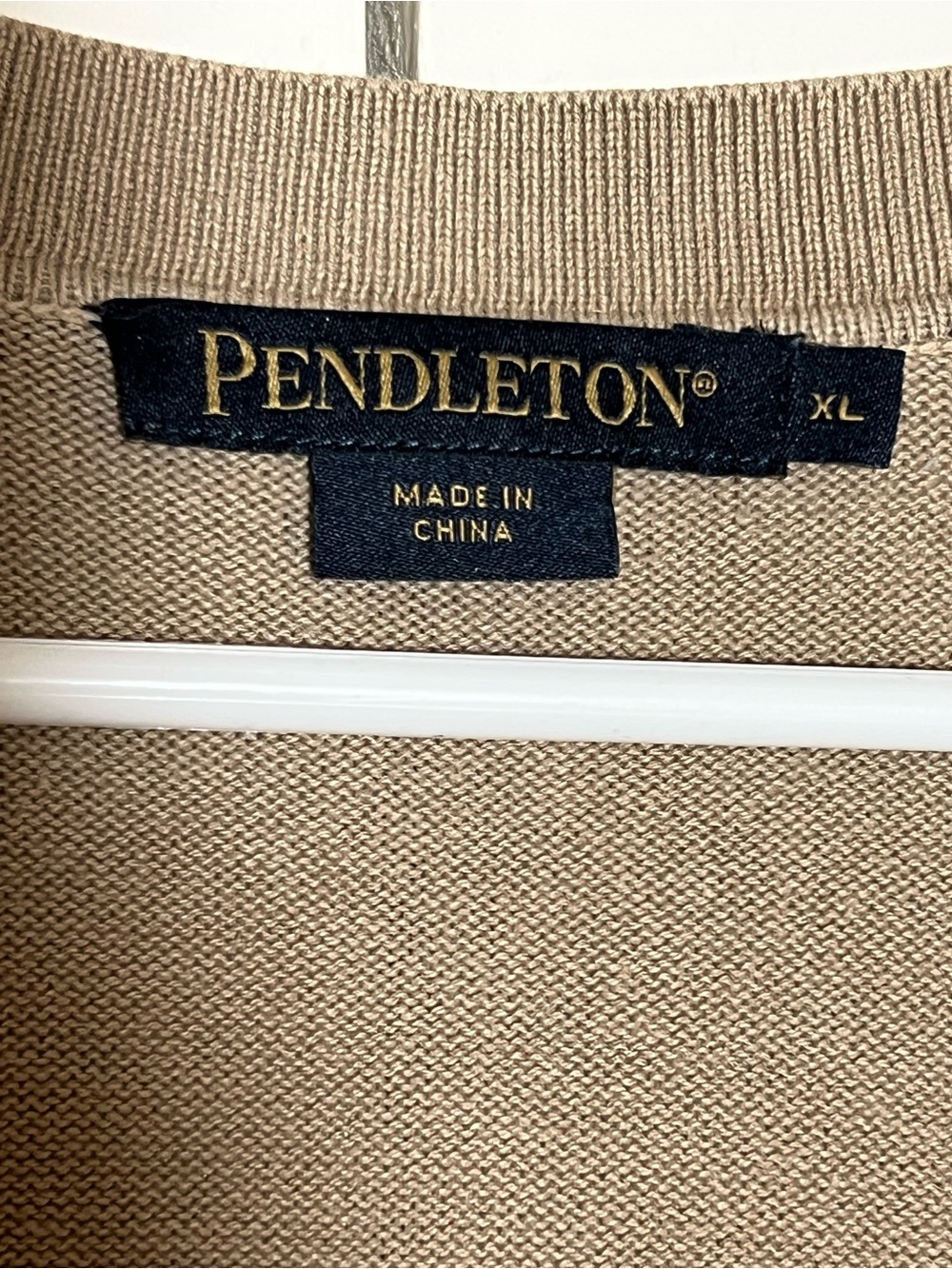 Pendleton Silk Cotton & Cashmere Taupe Button-Front Knit Extra Long Cardigan - Picture 3 of 8